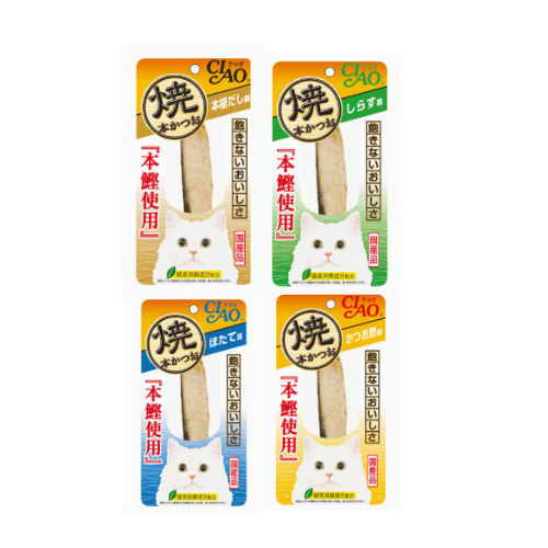 CIAO 燒本鰹味貓小食  - 混味5條
