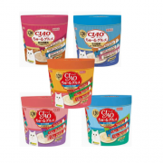 CIAO「超奴」3種味美食經濟裝 (14g/120本) - 混味兩桶