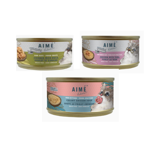 Aimé Kitchen 無穀物老貓主食罐-殿堂系列 -75g -混味12罐優惠