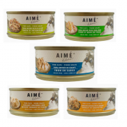 Aimé Kitchen 無穀營養貓罐 -啖啖肉補水系列-85g -混味24罐優惠