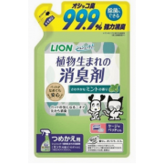Lion獅王 快速除臭 寵物用植物性薄荷味除臭補充裝 320ml