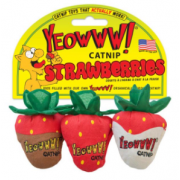 YEOWWW! 貓草玩具 - 士多啤梨個3裝
