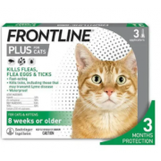 Frontline Plus貓用防蝨防牛蜱滴劑 1盒3支