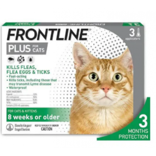 Frontline Plus貓用防蝨防牛蜱滴劑 3支