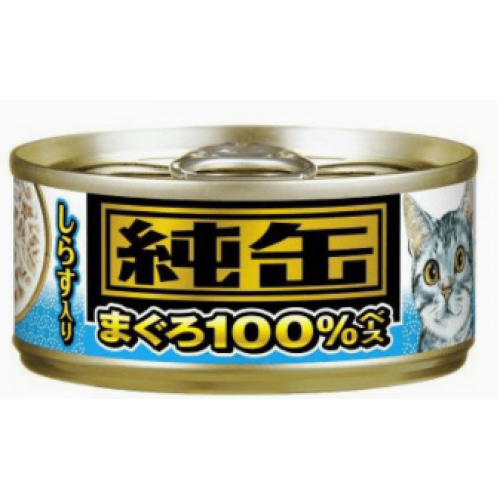 AIXIA 純罐系列 - 吞拿魚+白飯魚65g