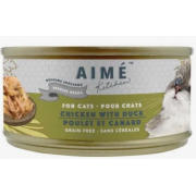 Aimé Kitchen 無穀物老貓主食罐-殿堂系列［雞肉煮鴨］75g