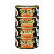 AIXIA 大滿足！黑罐 - 吞拿魚 + 雞肉 155g x 4罐原條優惠裝