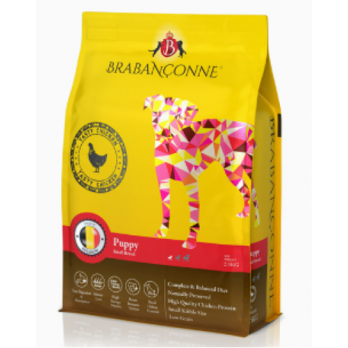 BRABANCONNE 爸媽寵 (低穀物) 小型幼犬雞肉配方乾狗糧 2.5kg