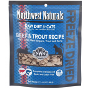 Northwest Naturals™ Freeze Dried 凍乾牛肉+鱒魚配方脫水貓糧 311g
