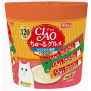 CIAO SC-213「超奴」雞肉海鮮綜合 3種味美食經濟裝 (14g/120本)