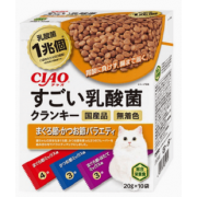 CIAO P-248 [1兆個乳酸菌夾心乾糧] 吞拿魚/鰹魚節 (20g x10)