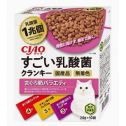 CIAO P-245 [1兆個乳酸菌夾心乾糧] 吞拿魚節 (20g x10)