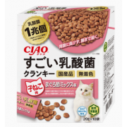 CIAO P-244 [1兆個乳酸菌夾心乾糧] 子貓用吞拿魚節 MIX (20g x10)