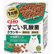 CIAO P-243 [1兆個乳酸菌夾心乾糧] 昆布鰹魚湯 MIX (20g x10)