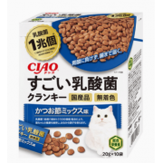 CIAO P-242 [1兆個乳酸菌夾心乾糧] 鰹魚節 MIX (20g x10)