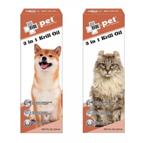 DR.pet 3合1深海磷蝦油 3 in 1 Krill Oil (237ml)