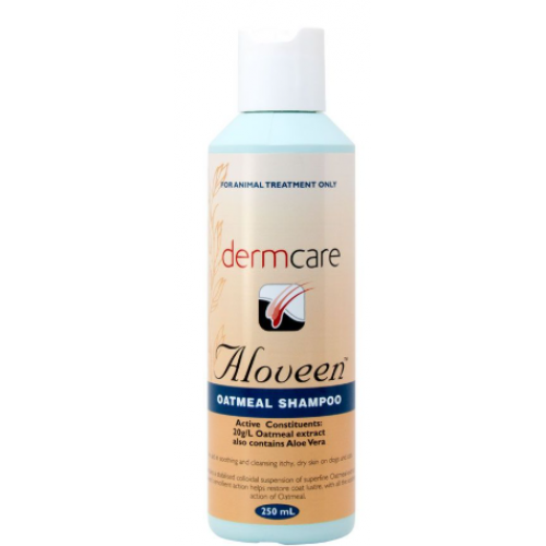 Dermcare Aloveen shampoo 三條毛 燕麥蘆薈洗毛液  250ml