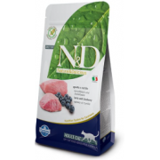 Farmina N&D 無穀物成貓乾糧 - 羊肉藍莓配方 1.5kg