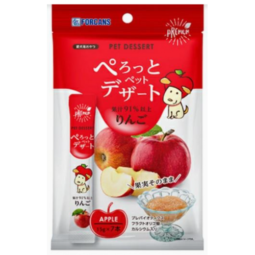 Forcans Pet Dessert 有機蘋果泥 15g x7條