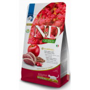 Farmina N&D 藜麥功能系列 去毛球 鴨肉&蘋果 天然貓乾糧 1.5kg