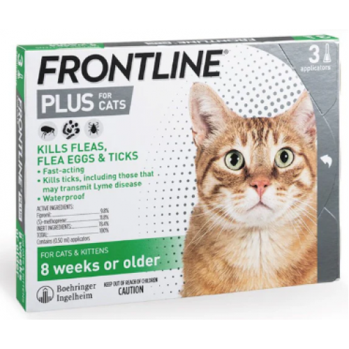 Frontline Plus 貓用防蝨滴劑 1盒3支