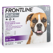Frontline Plus 犬用殺蚤除牛蜱滴劑 (20kg-40kg) 1盒3支 