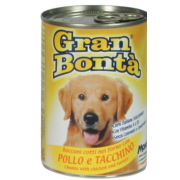 Gran Bonta Dog Canned Food with Chicken & Turkey 火鳳滑雞400g
