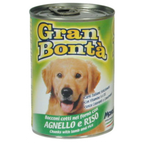 Gran Bonta Dog Canned Food with Lamb & Rice草羊靚飯 400g