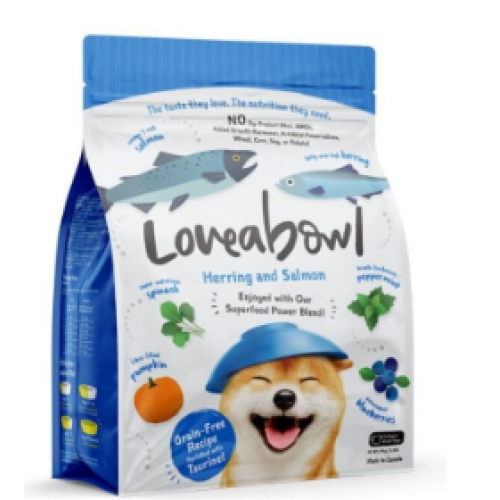 Loveabowl 無穀物全犬糧 - 希靈魚三文魚海洋配方 (訂貨 5-7日)