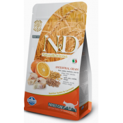 Farmina N&D 低敏低穀系列 魚肉+香橙 成貓糧 1.5kg