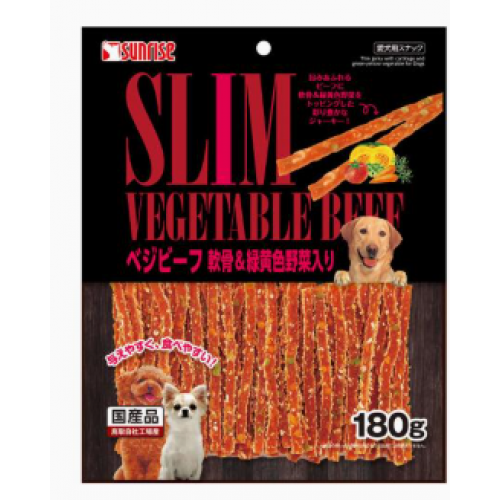 SUNRISE 日本牛肉軟骨綠黄野菜條 180g