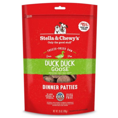 Stella & Chewy's 凍乾成犬糧 - 鴨朋鵝友(鴨肉及鵝肉配方) 25oz
