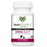 VetriScience Omega 奧米加369 PRO 貓狗適用軟膠囊 90粒