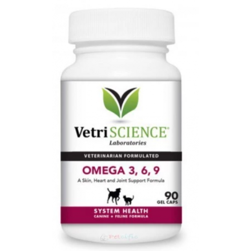 VetriScience Omega 奧米加369 PRO 貓狗適用軟膠囊 90粒