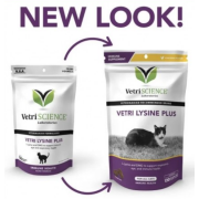VetriScience Vetri-Lysine Plus 貓隻氨基酸咀嚼肉粒 (120粒)
